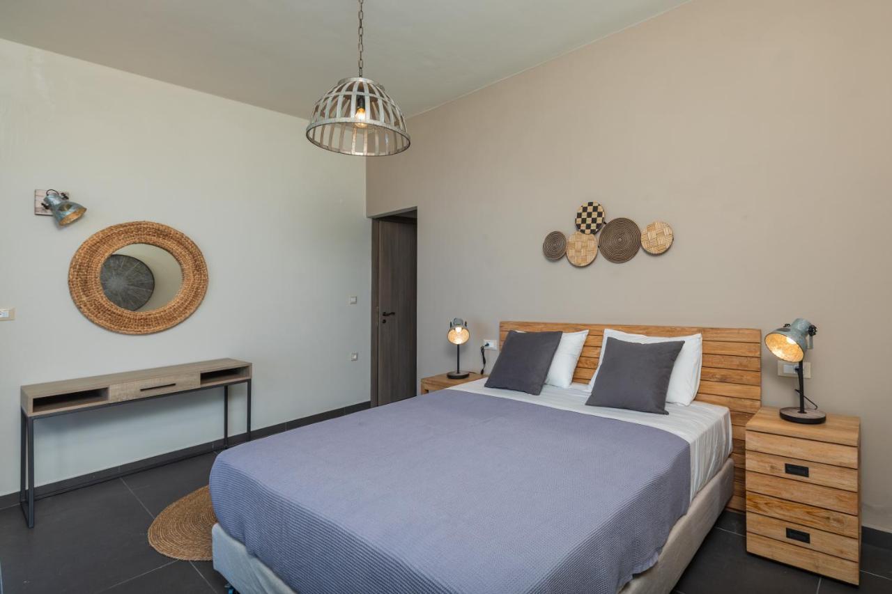Brand New Villa Lefka With Private Pool At Platies Plateies Dış mekan fotoğraf
