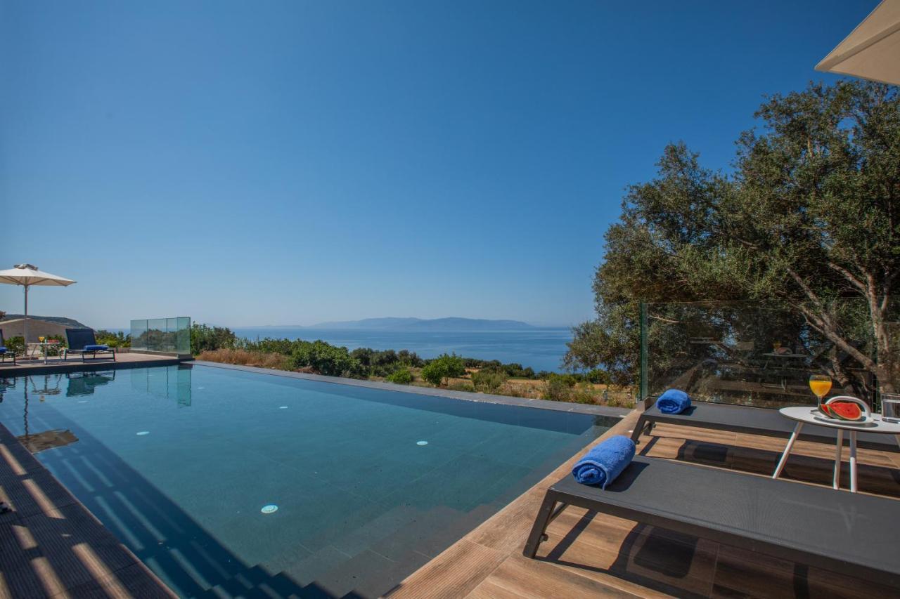 Brand New Villa Lefka With Private Pool At Platies Plateies Dış mekan fotoğraf